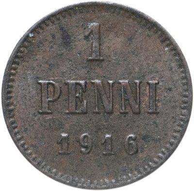 купить 1 пенни (penni) 1916