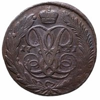 купить 5 копеек 1761 без обозначения монетного двора