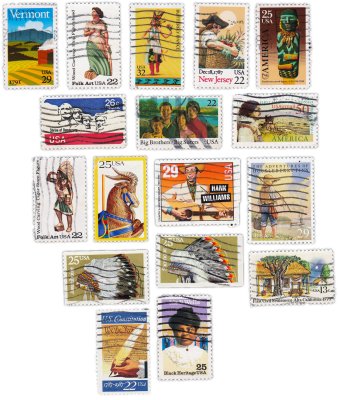 купить США набор из 17 марок "Культура. История"