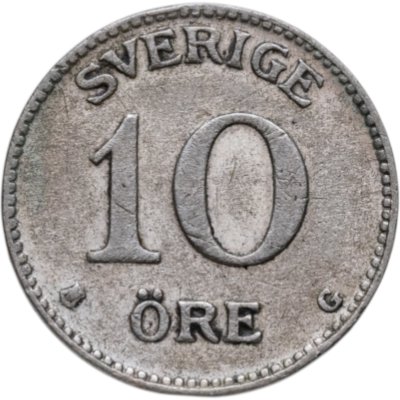 купить Швеция 10 эре (ore) 1935