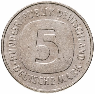 купить Германия 5 марок 1975 J - Гамбург