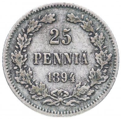 купить 25 пенни (pennia) 1894 L