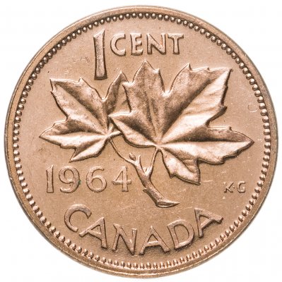 купить Канада 1 цент (cent) 1964