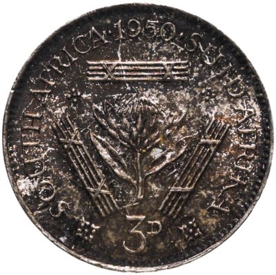 купить ЮАР 3 пенса (pence) 1950