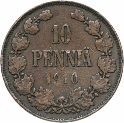 купить 10 пенни (pennia) 1910