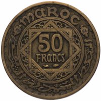 купить Марокко 50 франков 1952