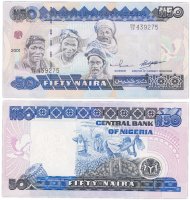 купить Нигерия 50 найра 2001