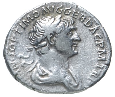 купить Римская империя, Траян, 98-117 годы, Денарий. (Фелицитата) персонификация Счастья