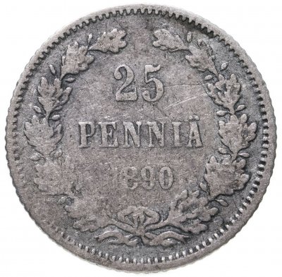 купить 25 пенни (pennia) 1890 L