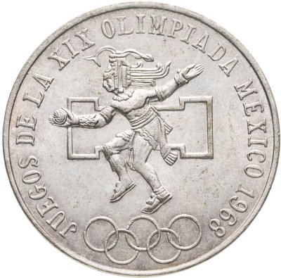 купить Мексика 25 песо (pesos) 1968 Летние Олимпийские игры 1968, Мехико