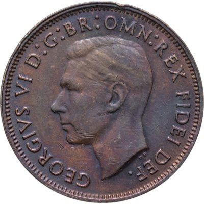 купить Австралия 1/2 пенни (penny) 1949