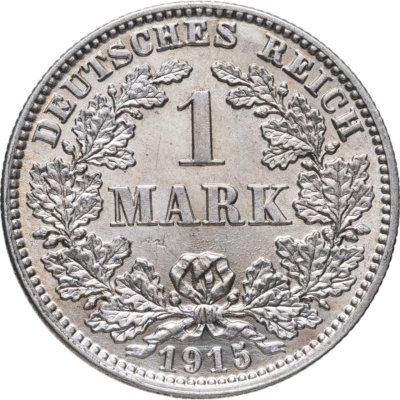 купить Германия 1 марка 1915 Знак монетного двора: "J" - Гамбург