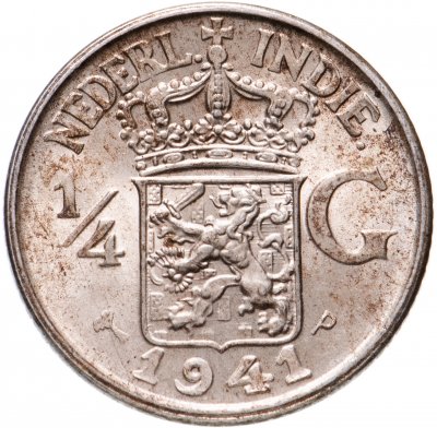 купить Голландская Ост-Индия 1/4 гульдена (gulden) 1941 P