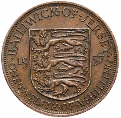 купить Джерси 1/12 шиллинга (shilling) 1957