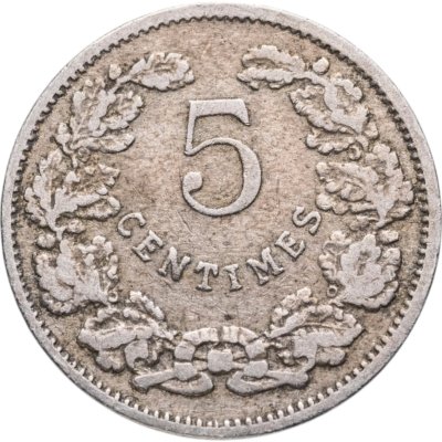купить Люксембург 5 сантимов (centimes) 1908