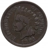 Купить США 1 цент (cent) 1903 Indian Head Cent