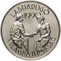 Купить Венгрия 100 форинтов (forint) 1989 "Чемпионат мира по футболу 1990, Италия"