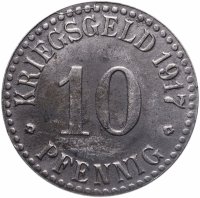купить Германия (Кассель) нотгельд 10 пфеннигов 1917