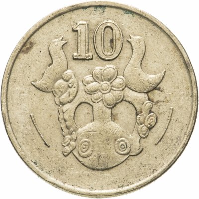 купить Кипр 10 центов (cents) 1991-2004, случайная дата