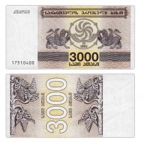 купить Грузия 3000 лари 1993 (Pick 45)