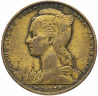 купить Французское Сомали, Джибути 20 франков 1952