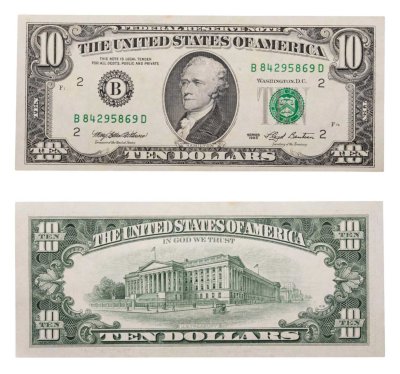 купить США 10 долларов 1993 год B-Нью Йорк