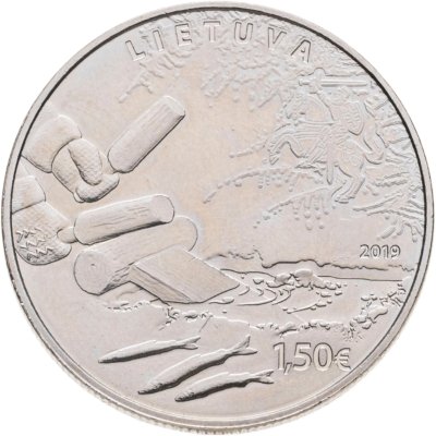 купить Литва 1,5 евро 2019 Ловля корюшки