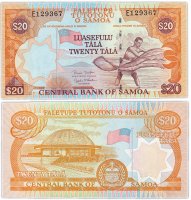купить Самоа 20 тала 2005 (Pick 35b) c защитной полосой