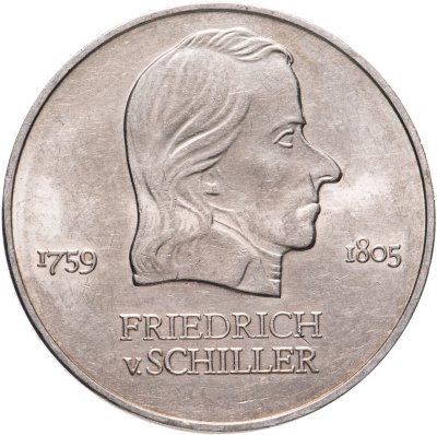 купить Германия (ГДР) 20 марок 1972 "Фридрих фон Шиллер"