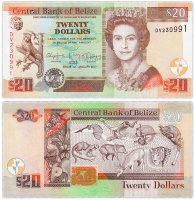 купить Белиз 20 долларов 2017 (Pick 69f)