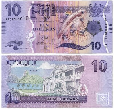 купить Фиджи 10 долларов 2012