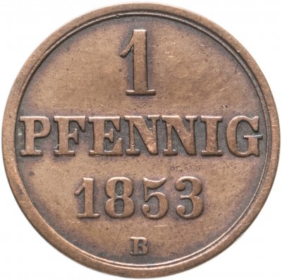 купить Германия (Ганновер) 1 пфенниг 1853