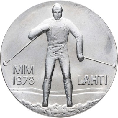 купить Финляндия 25 марок 1978 "Чемпионат мира по лыжным видам спорта 1978 года в Лахти"