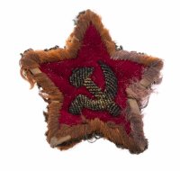 купить Нарукавный знак командного состава политического руководства частей РККА, ткань, вышивка, СССР, 1940-1943 гг.