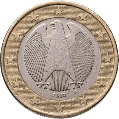 купить Германия 1 евро (euro) 2002 F