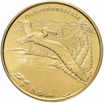 купить Остров Биоко (Гвинея) - 5 долларов 2021 серия "Доисторические Животные" Остеодонторнис