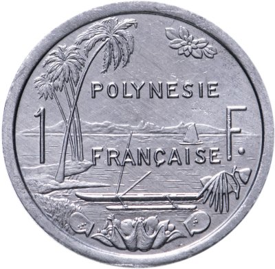 купить Французская Полинезия 1 франк (franc) 1994