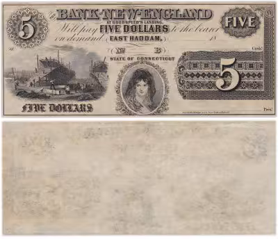 купить США, Коннектикут 5 долларов 1862