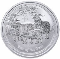 Купить Австралия 50 центов (cents) 2015 "Китайский календарь - год Козы"