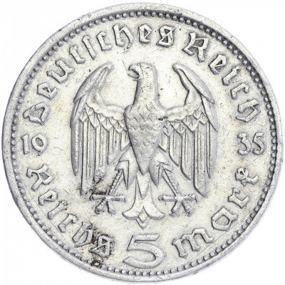 купить Нацистская Германия 5 Марок 1935