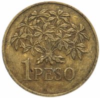 Купить Гвинея-Бисау 1 песо (peso) 1977