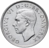 купить Великобритания 2 шиллинга (флорин, shillings) 1942