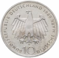 Купить Германия 10 марок (deutsche mark) 1989 2000 лет городу Бонн