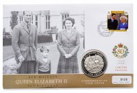 Купить Гибралтар 1 крона (crown) 2006 "80 лет со дня рождения Королевы Елизаветы II - королевская семья" (в конверте)