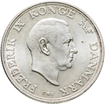 купить Дания 2 кроны (kroner) 1958 "18 лет принцессе Маргрете"