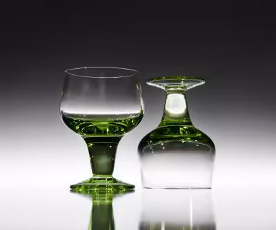 купить Набор из 2 цветных рюмок, стекло, Западная Европа, 1970-1990 гг.