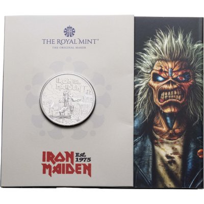 купить Великобритания 5 фунтов 2025 "Iron Maiden" в буклете