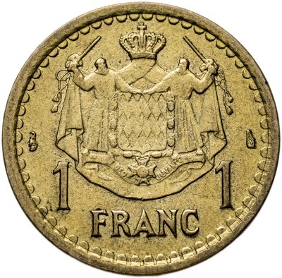 купить Монако 1 франк (franc) 1945