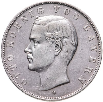 купить Германская Империя, Бавария 3 марки (mark) 1909 D