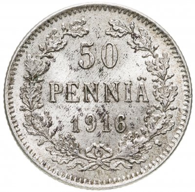 купить 50 пенни (pennia) 1916 S